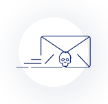 icon virus mail